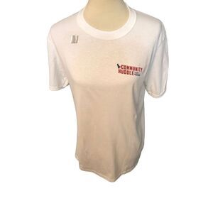 Houston Texans Tytus Howard community huddle white tee with graphic on back